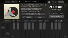 audiokit retro piano iphone screenshot 3