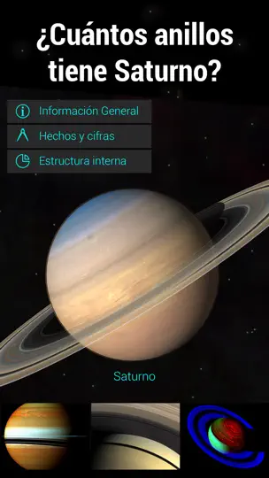 Captura de pantalla de Solar Walk: Sistema Planetario en iPhone 2