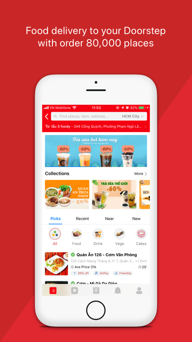 Foody - Find, Reserve, Deliver iPhone screenshot 3