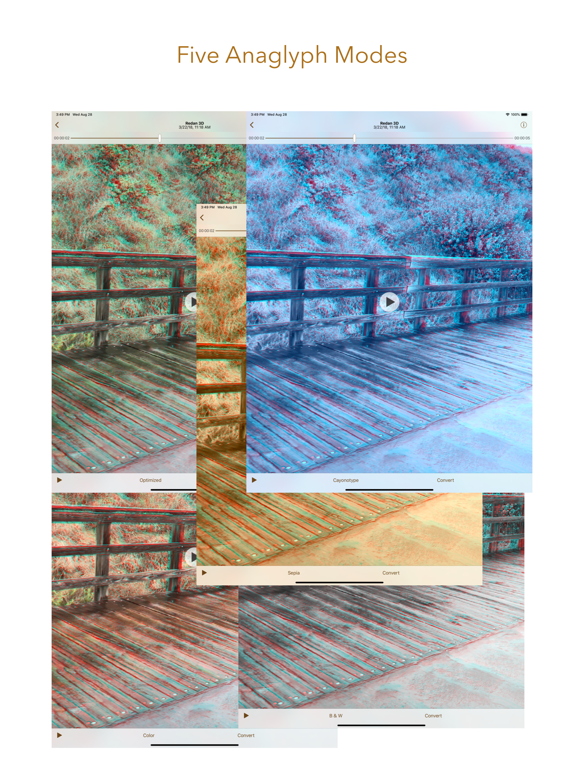 Redan 3D Anaglyph