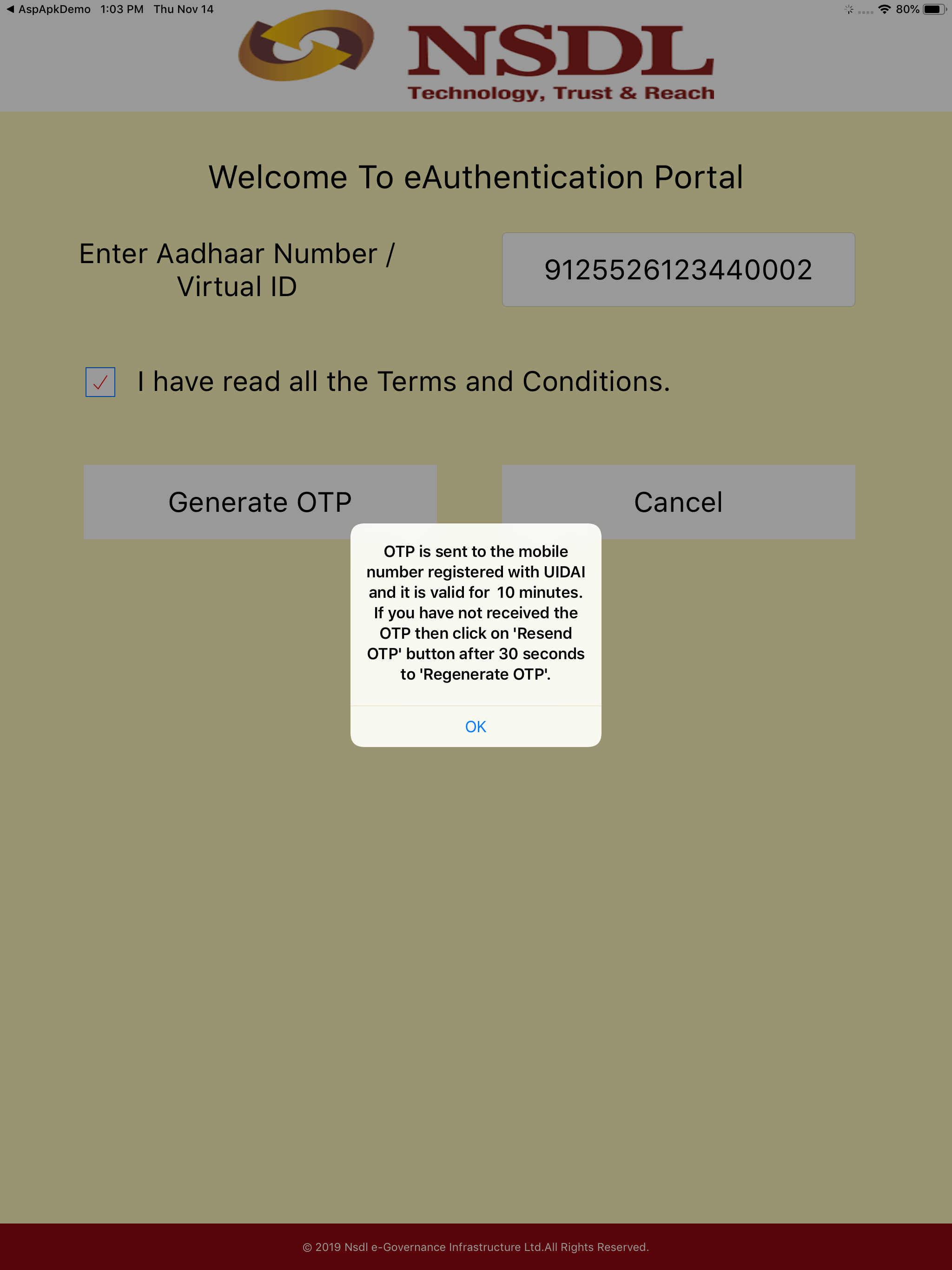 NSDL e-Governance