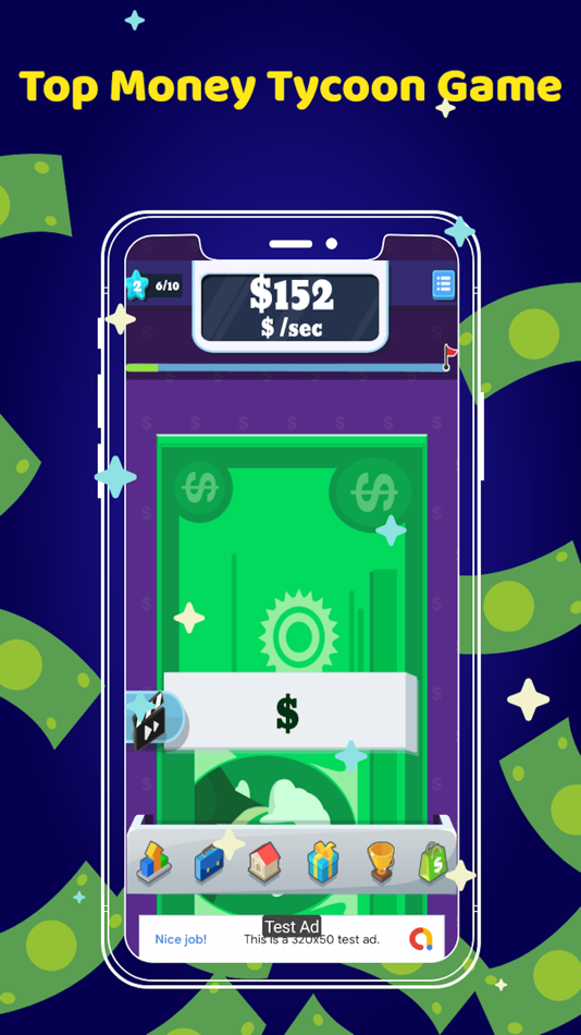 #1. Make Money Rain :Money clicker (iOS) 由: Anivale Private Ltd