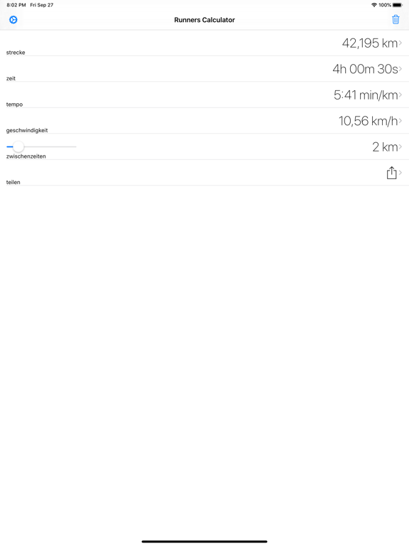 Screenshot #4 pour Runners Calc