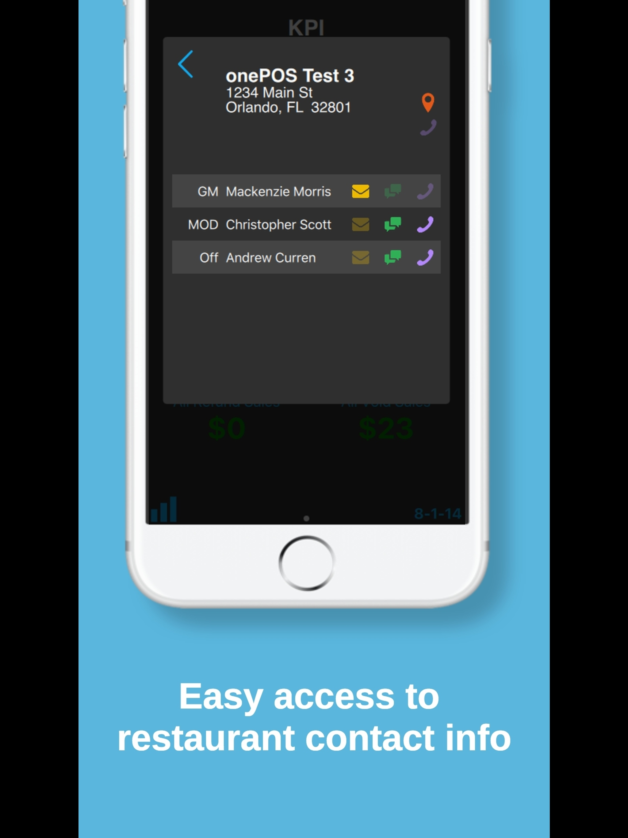oneConnect2 by onePOS