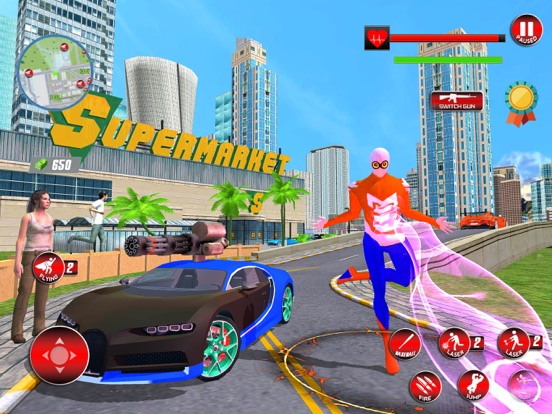 Super Spider City Flying Hero screenshot 4