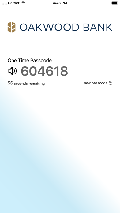 Oakwood Bank Token Screenshot