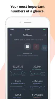 appfigures analytics iPhone Captures Décran 1