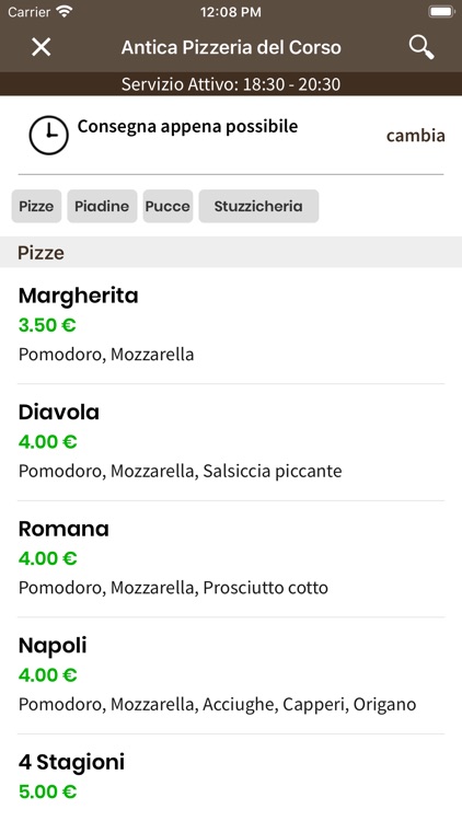 Antica pizzeria del corso