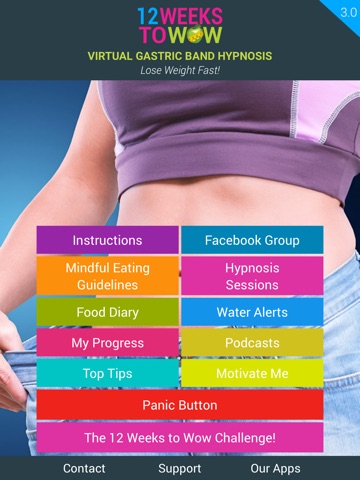 Virtual Gastric Band Hypnosis iPad screenshot