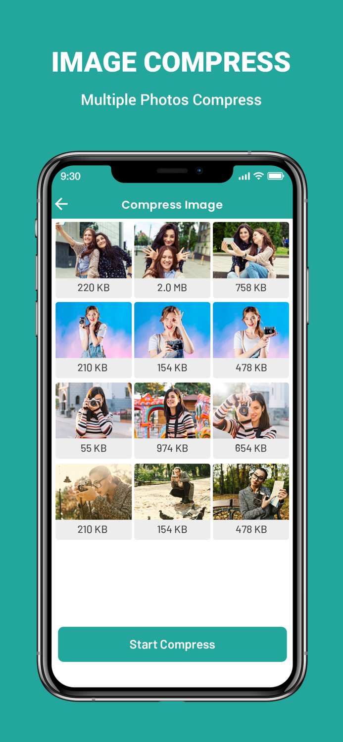 Photo Compress  Resize and Crop