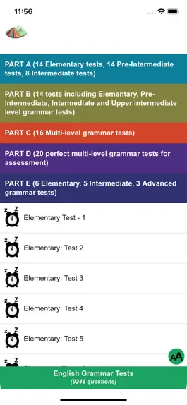 Game screenshot English Grammar Tests (9246) mod apk