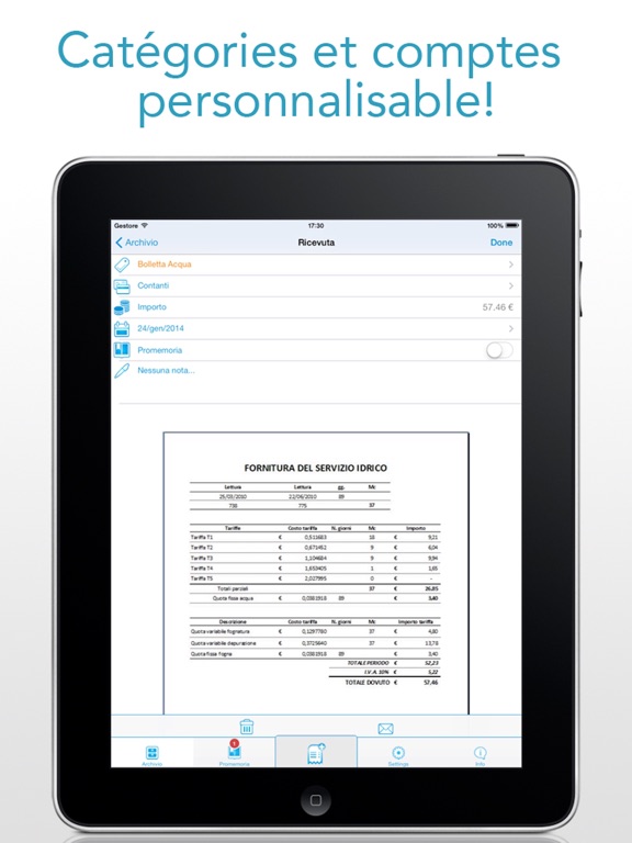 Screenshot #6 pour aBill - Gestion de reçus