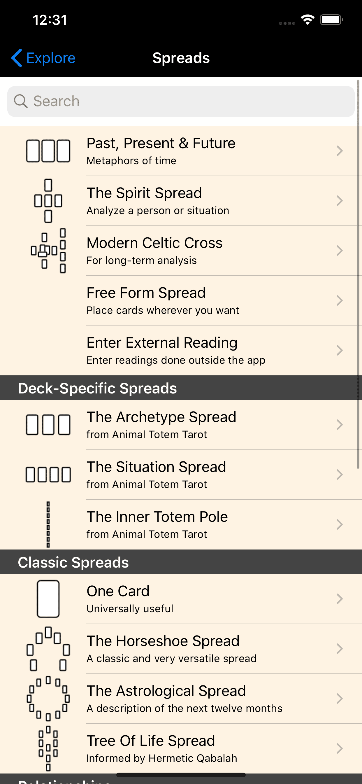 Animal Totem Tarot screenshot 3