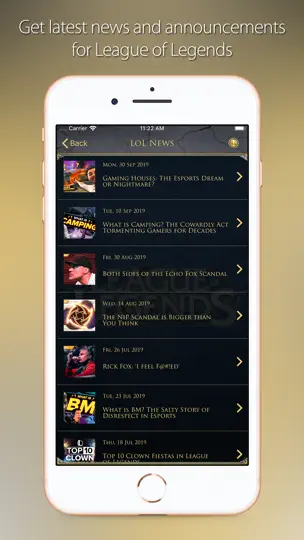 TFT LCS For League Of Legends iPhone Ekran Görüntüsü 10