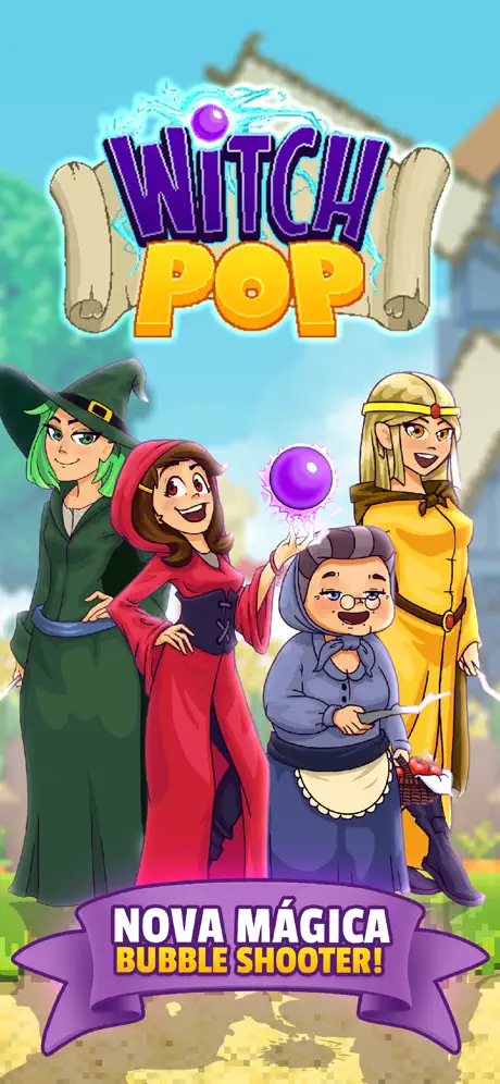 Jogo de Bruxa - Bubble Pop