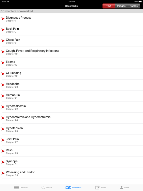 Symptom to Diagnosis 4/E iPad screenshot
