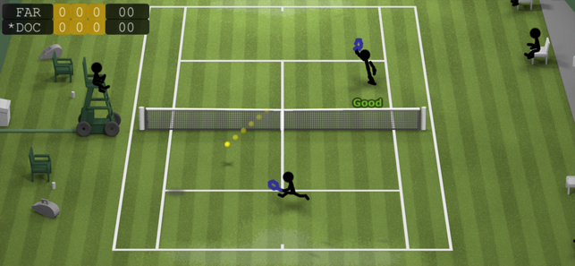 ‎Stickman Tennis Screenshot