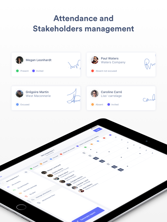 Archireport iPad screenshot 6 - Productivity app