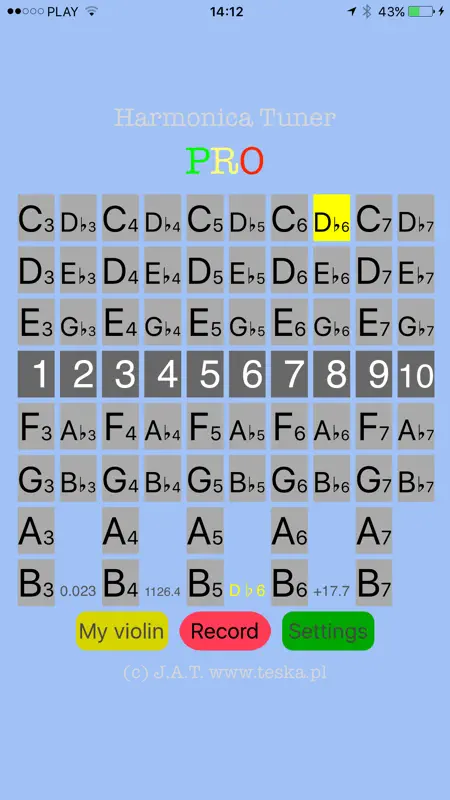 Harmonica Tuner Pro screenshot 4 of 8