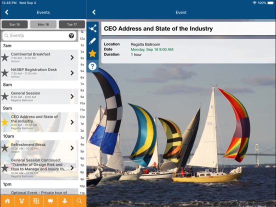 Screenshot #6 pour NASBP Regional Meetings