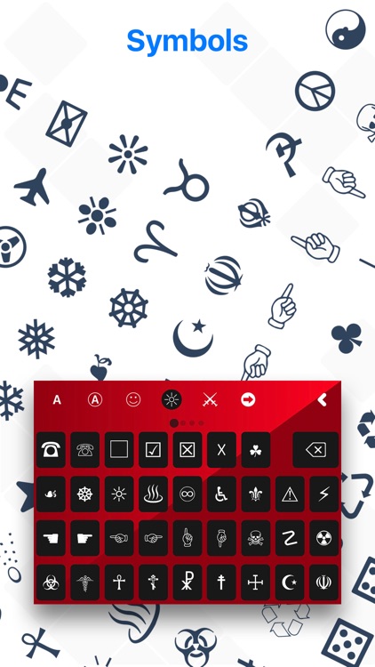 Keyboard Characters & Symbols screenshot-4