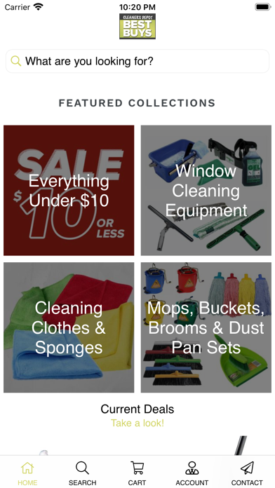 Screenshot 1 of Cleaners Depot App