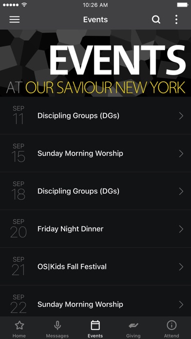 App screenshot