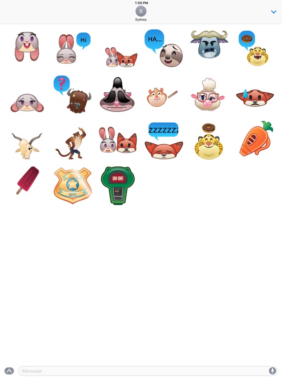 Screenshot #5 pour Disney Stickers: Zootopie