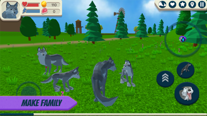 Screenshot #3 pour Wolf Simulator: Wild Animals