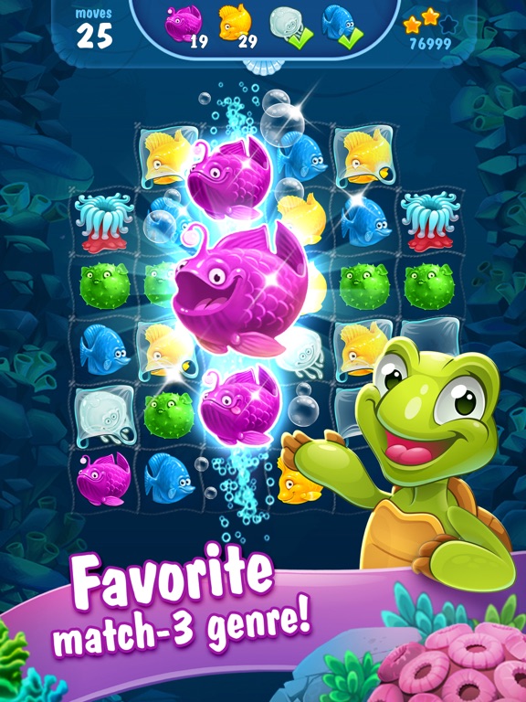 Screenshot #4 pour Mermaid - puzzle match-3