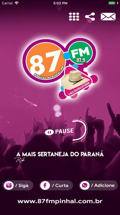 87 FM Pinhal
