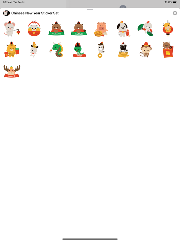 Screenshot #1 for Chinese New Year Stickers