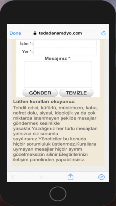 Screenshot #2 pour TED Adana Radyo