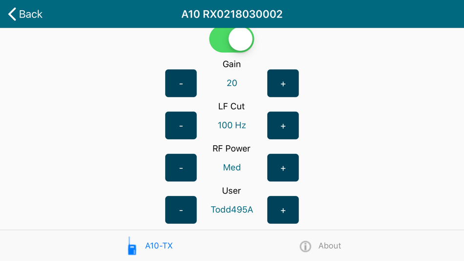 #8. A10-TX Remote (iOS) 由: Audio Ltd