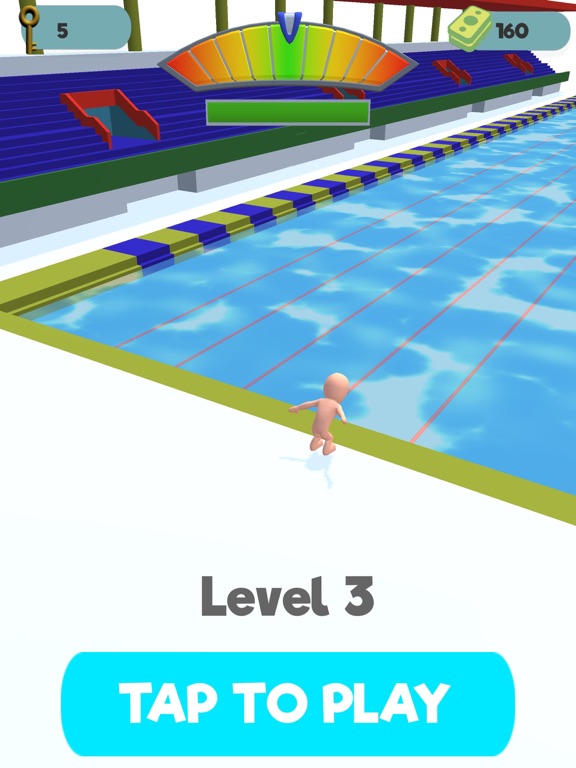 Screenshot #4 pour Swim Race 3D!