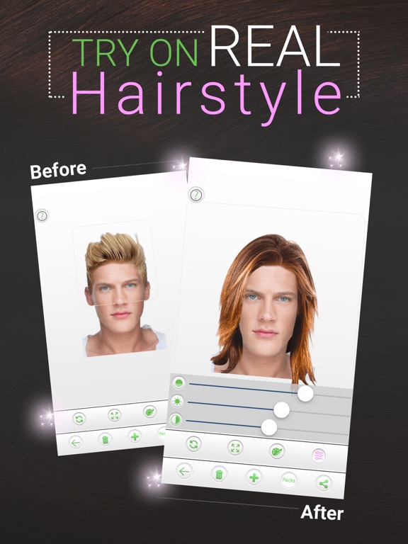 Your Perfect Hairstyle for Men iPad screenshot 4 - Lifestyle app