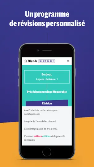 Capture d'écran de Le Monde Mémorable - Culture G sur iPhone 5