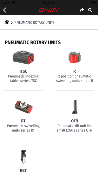 Gimatic App Screenshot