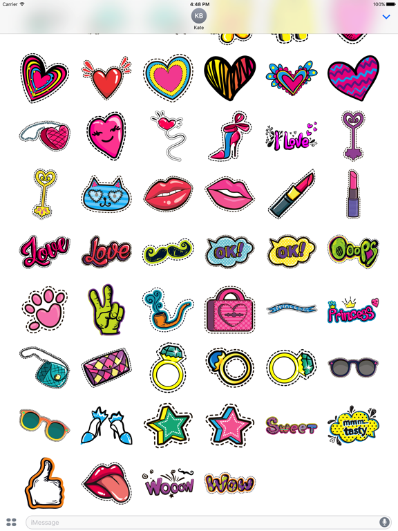 Screenshot #6 pour Dashed Fashion Stickers