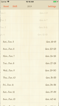 Bible Reading Plan screenshot 1