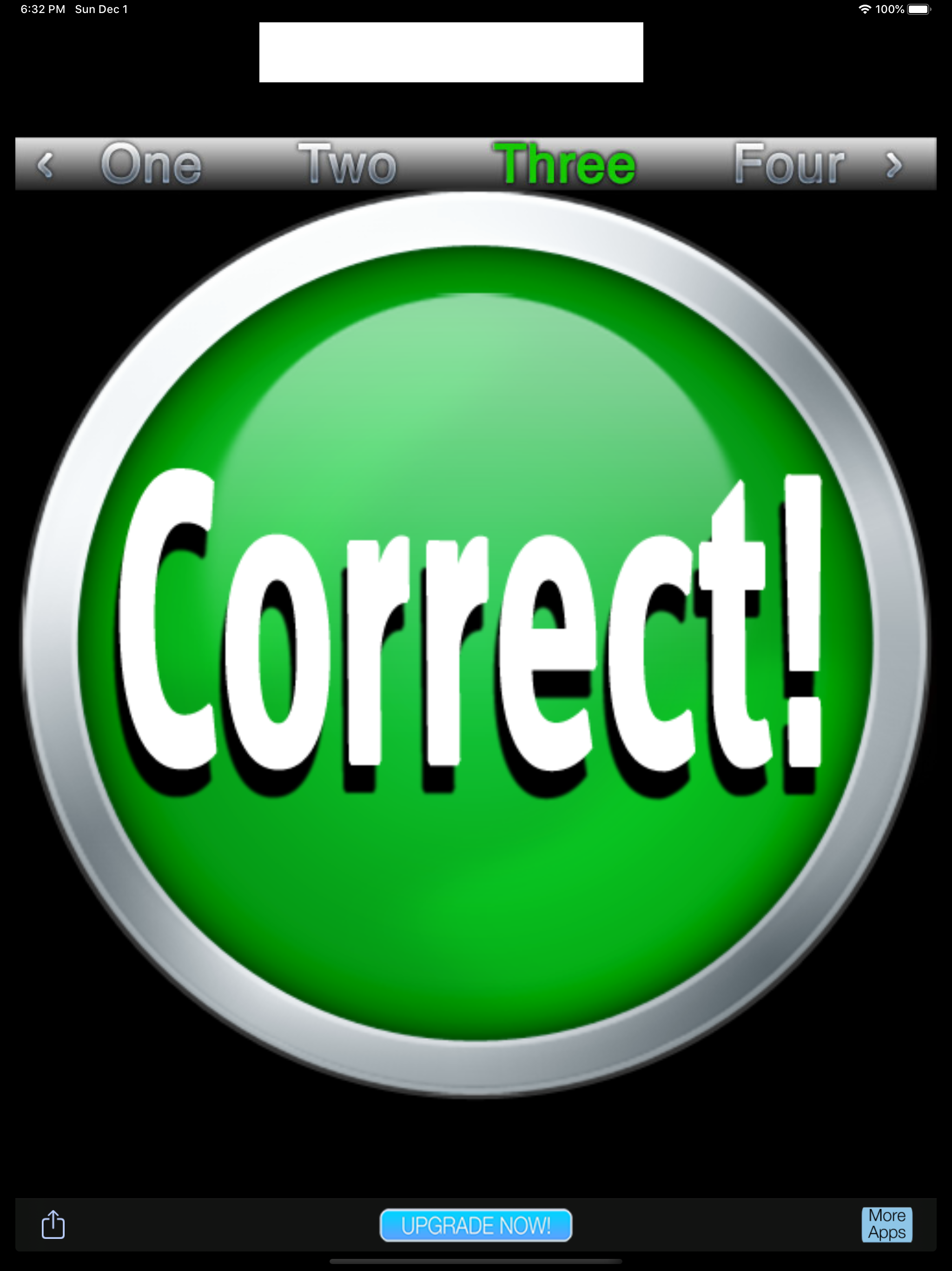 Correct Button