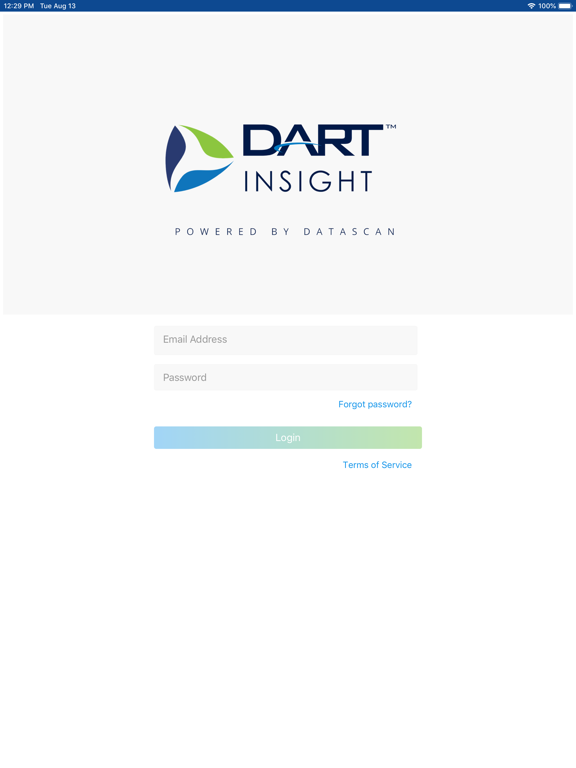 DART Insight by Datascan iPad screenshot 1 - Business app