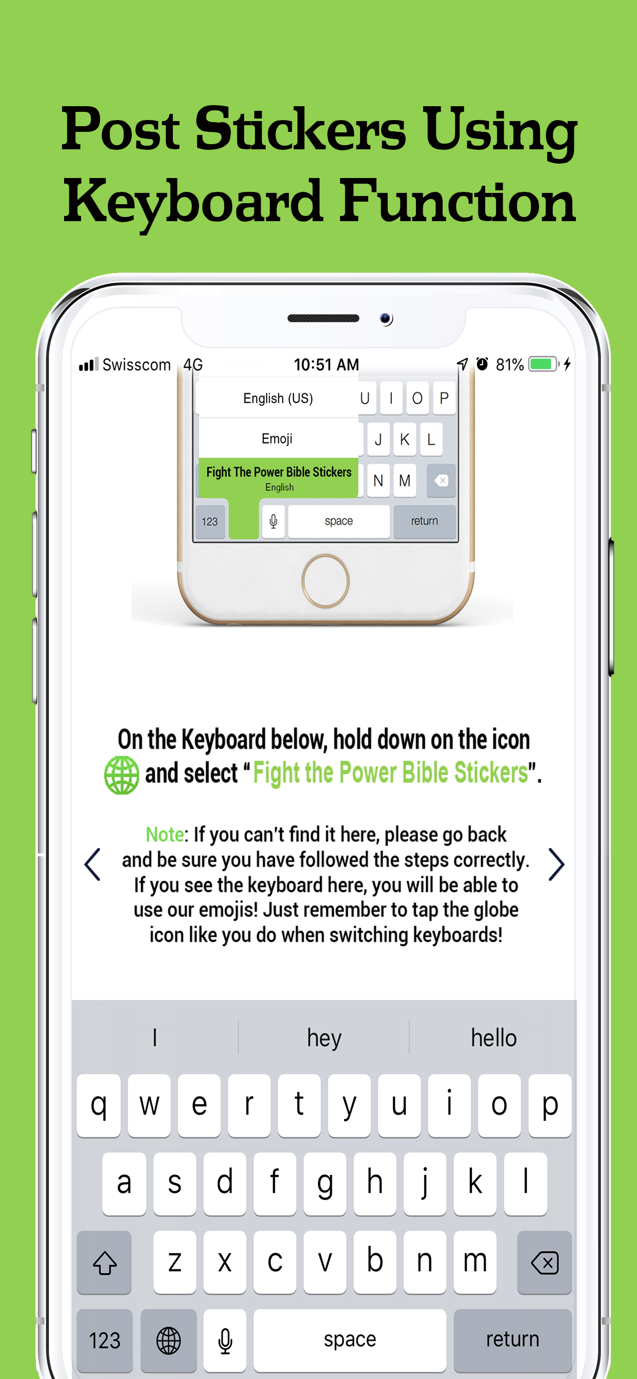Fight the Power Bible Stickers