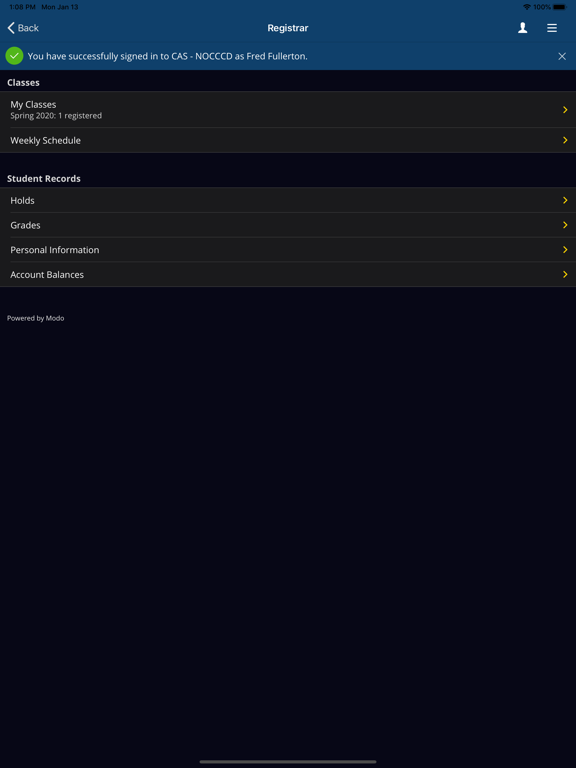Screenshot #5 pour Fullerton College Mobile
