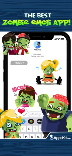 Zombies Emoji Stickers App(圖1)-速報App