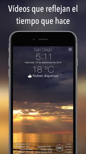 Captura de pantalla de El Tiempo 14 Días + en iPhone 5
