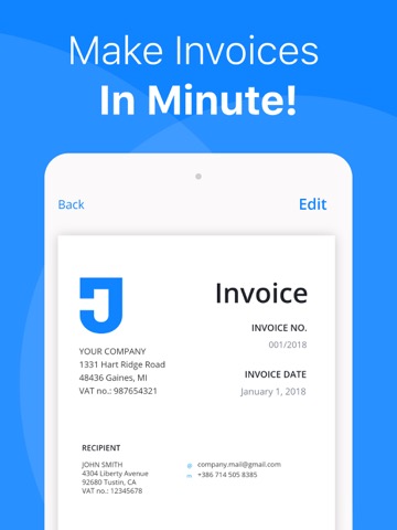 Go Invoice: Mobile Invoice Appのおすすめ画像1