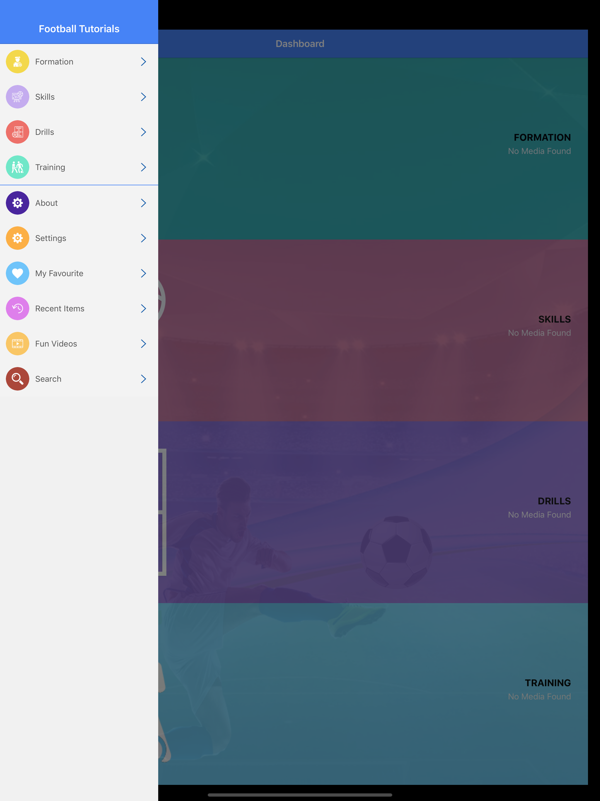 Football Tutorial App