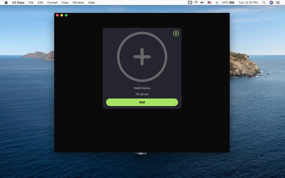 #7. 22 Days - Habit Tracker (macOS) 由: Vladislav Kovalyov