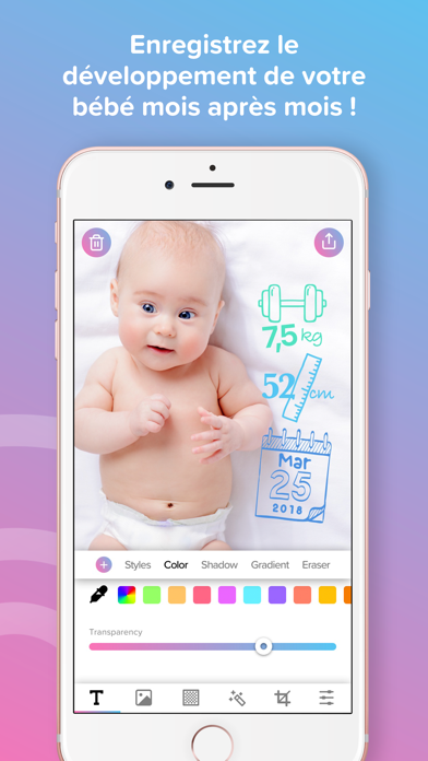 Screenshot #3 pour Phonty My Baby - Baby Pics Art